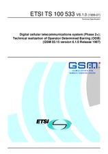 ETSI TS 100533-V6.1.0 30.7.1999