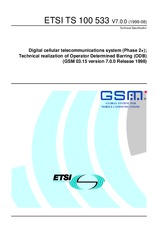 Náhled ETSI TS 100533-V7.0.0 13.8.1999