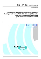 ETSI TS 100541-V6.0.0 29.4.1999
