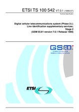 ETSI TS 100542-V7.0.1 30.7.1999