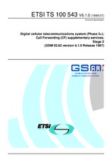 ETSI TS 100543-V6.1.0 30.7.1999