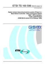 Náhled ETSI TS 100596-V8.4.0 31.10.2000