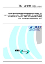 ETSI TS 100601-V6.0.0 30.4.1999