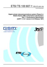 ETSI TS 100607-1-V6.4.0 30.9.2001
