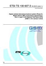 ETSI TS 100607-3-V4.29.0 17.11.2000