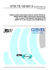 ETSI TS 100607-3-V4.32.0 30.4.2001