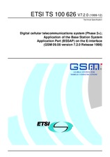 Náhled ETSI TS 100626-V7.2.0 31.12.1999