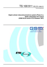 NEPLATNÁ ETSI TS 100911-V6.0.0 30.1.1998 náhled