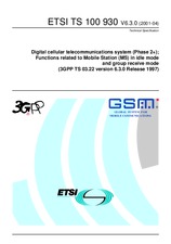 Náhled ETSI TS 100930-V6.3.0 25.4.2001