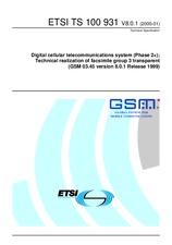 ETSI TS 100931-V8.0.1 30.10.2001
