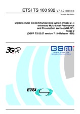 ETSI TS 100932-V7.1.0 20.7.2001