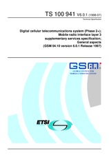 ETSI TS 100941-V6.0.1 31.7.1998