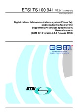 ETSI TS 100941-V7.0.1 30.7.1999