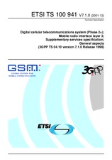 ETSI TS 100941-V7.1.0 31.12.2001