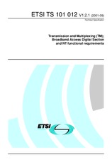 ETSI TS 101012-V1.2.1 17.9.2001