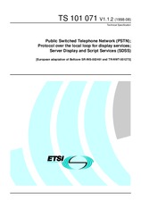 Náhled ETSI TS 101071-V1.1.2 31.7.1998