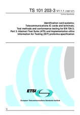 ETSI TS 101203-3-V1.1.1 31.7.1997