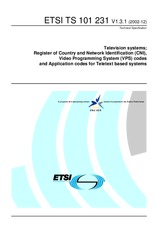 ETSI TS 101231-V1.3.1 3.12.2002