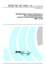 ETSI TS 101376-1-3-V1.1.1 15.3.2001