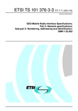 ETSI TS 101376-3-3-V1.1.1 15.3.2001