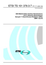 ETSI TS 101376-3-7-V1.1.1 15.3.2001