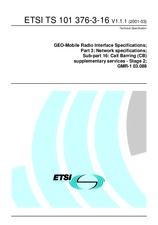 ETSI TS 101376-3-16-V1.1.1 15.3.2001