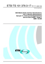 ETSI TS 101376-3-17-V1.1.1 15.3.2001