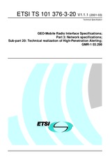ETSI TS 101376-3-20-V1.1.1 15.3.2001