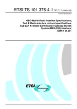 ETSI TS 101376-4-1-V1.1.1 15.3.2001