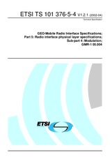 ETSI TS 101376-5-4-V1.2.1 5.4.2002