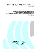 ETSI TS 101376-6-5-V1.1.1 15.3.2001