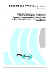 ETSI TS 101376-7-3-V1.1.1 15.3.2001