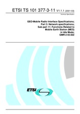 ETSI TS 101377-3-11-V1.1.1 15.3.2001