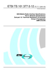 ETSI TS 101377-3-12-V1.1.1 15.3.2001