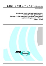 ETSI TS 101377-3-14-V1.1.1 15.3.2001