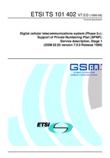 ETSI TS 101402-V7.0.0 13.8.1999