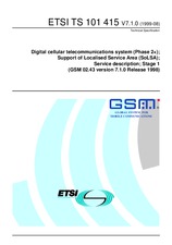 ETSI TS 101415-V7.1.0 30.8.1999