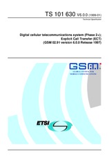 Norma ETSI TS 101630-V6.0.0 22.1.1999 náhled