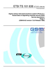 ETSI TS 101638-V7.0.0 13.8.1999