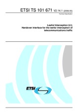 ETSI TS 101671-V2.14.1 5.5.2006