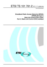 ETSI TS 101761-2-V1.1.1 26.4.2000