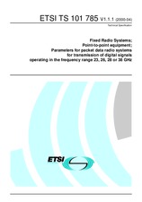 ETSI TS 101785-V1.1.1 13.4.2000