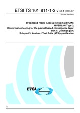 ETSI TS 101811-1-3-V1.3.1 25.7.2003