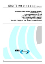 ETSI TS 101811-2-3-V1.1.1 17.12.2001