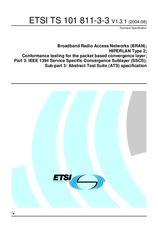 ETSI TS 101811-3-3-V1.3.1 16.8.2004