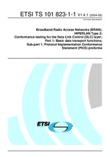 ETSI TS 101823-1-1-V1.4.1 16.8.2004