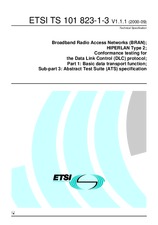 ETSI TS 101823-1-3-V1.1.1 13.9.2000