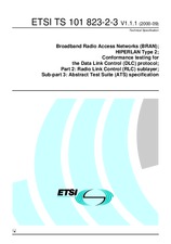 ETSI TS 101823-2-3-V1.1.1 13.9.2000