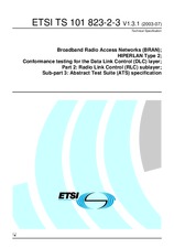 ETSI TS 101823-2-3-V1.3.1 25.7.2003