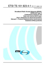 ETSI TS 101823-4-1-V1.1.1 17.12.2001